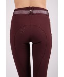 Pantalones de equitación Pantalones Olivia Lurex Highwaist Yati - Plum, Fullgrip