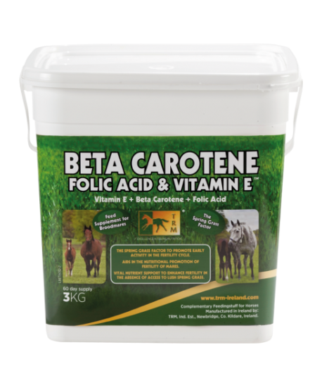 BETA CAROTENE 3KG. Complemento alimenticio para yeguas de cría