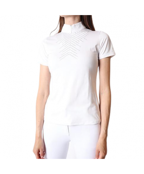 Polo de concurso Bling - Blanco