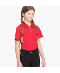 Polo unisex para niños de Cisco Rojo