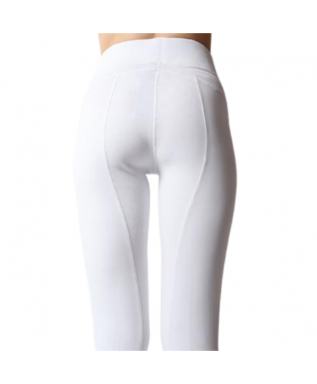 Junior Crystal leggins Full-Grip Blanco