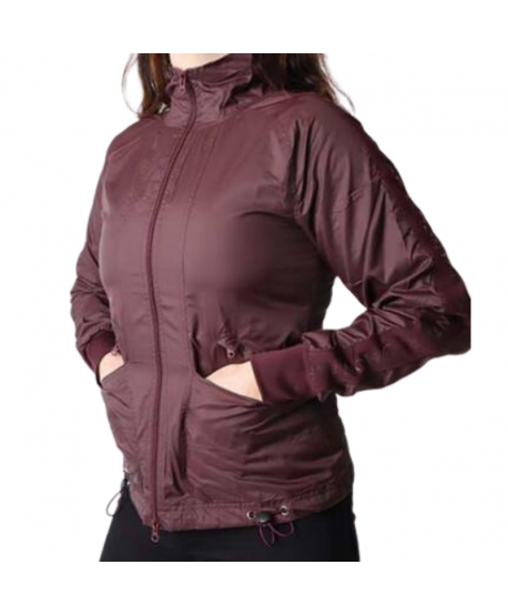 Chaqueta de equitación Joann Nylon Burdeos