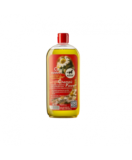 Champu Leovet Power para Caballos de Capa Clara 500ml