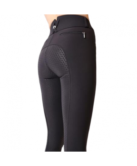 Pantalón de equitación mujer Armani Yati Full Grip - Negro