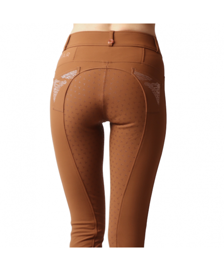 Pantalón de cintura alta Rosa Yati - Fullgrip, Toffee